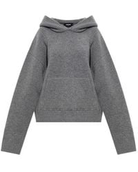 DSquared² - Logo-Embroidered Knit Hoodie Sweater - Lyst