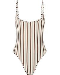 Haight - Pipping Thidu Striped Swimsuit - Lyst