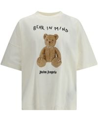 Palm Angels - Bear Printed Ovesize T-Shirt - Lyst