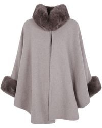 Twinset - Woven Cape - Lyst