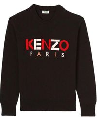 KENZO - Paris Knitted Pullover - Lyst