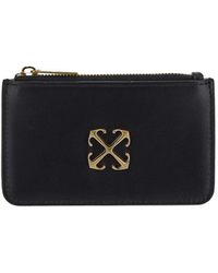 Off-White c/o Virgil Abloh - Logo Plaque Zip-Up Wallet - Lyst