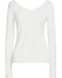 Max Mara - Ivory T-Shirt Viscose, Elastane - Lyst