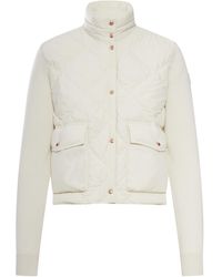 Moncler - Logo Patch Quilted Jacket - Lyst