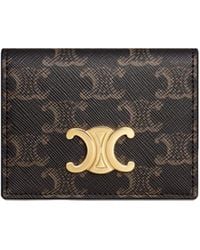 Celine - Bi-Fold Card Holder Triomphe - Lyst