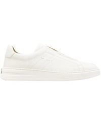 Henderson - Grainy Leather Sneakers - Lyst