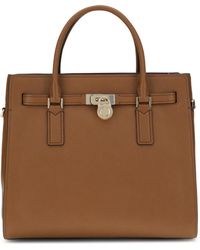Michael Kors - Lock-Accent Top-Handles Tote Bag - Lyst