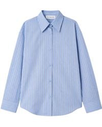 Frankie Shop - Peri Striped Long-Sleeve Shirt - Lyst