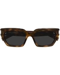 Saint Laurent - Eyewear Irregular Frame Sunglasses - Lyst