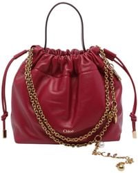 Chloé - Mini Logo-Detail Shoulder Bag - Lyst