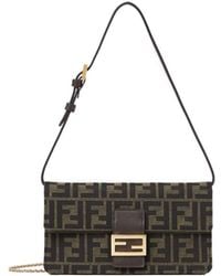Fendi - Tube Monogram Chain-Linked Wallet - Lyst