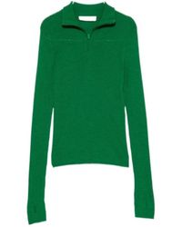 Frankie Shop - Long-Sleeve Zip-Up Sweater - Lyst