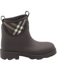 Burberry - Marsh Stamp Ankle Boots - Lyst