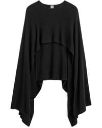TOTEME - Totême Layered Cape-Design Jumper - Lyst