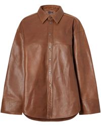 Haikure - Victoria Leather Shirt - Lyst