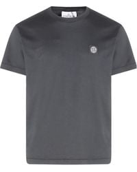 Stone Island - Compass-Patch Short-Sleeve T-Shirt - Lyst