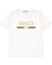Gucci - Oversize T-Shirt With Logo - Lyst