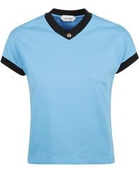 Versace - Vintage Contrast-Trim T-Shirt - Lyst