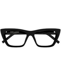 Saint Laurent - Logo Flat Mirror - Lyst