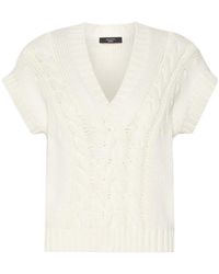 Weekend by Maxmara - Wkdpascia V-Neck Knitted Jumper - Lyst