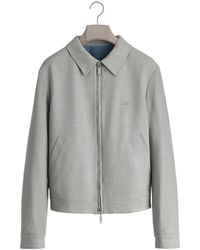 Dior - Reversible Zipped Jacket With Book Cover Embroidery - Lyst