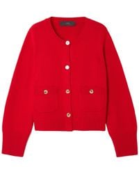arch4 - Long-Sleeved Knitted Cardigan - Lyst