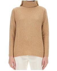 Aspesi - Wool Knit Jersey Sweater - Lyst