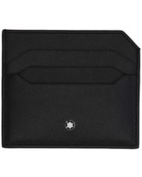 Montblanc - Logo-Plaque Leather Cardholder - Lyst