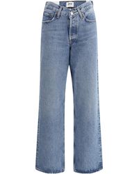 Agolde - Five-Pocket Denim Trousers - Lyst