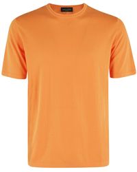 Roberto Collina - Round Neck Short Sleeve T-Shirt - Lyst