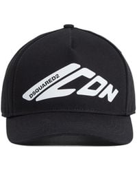 DSquared² - Icon Logo Printed Baseball Cap - Lyst