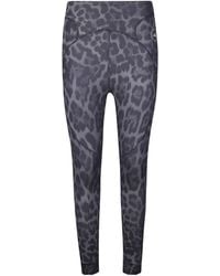 adidas By Stella McCartney - Leopard Print Performance Trousers - Lyst