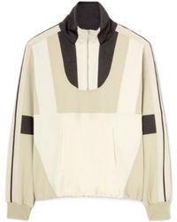Palm Angels - Half-Zipped Track Sweatshirt - Lyst