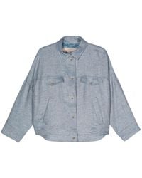 Herno - Flap Pocket Long-Sleeved Shirt - Lyst