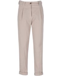 Fabiana Filippi - Casual Pants With Waist And Loop Straps - Lyst