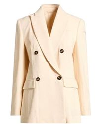 Brunello Cucinelli - Blazer Cotton, Virgin Wool, Polyamide - Lyst
