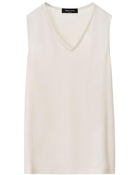 Fabiana Filippi - Sable' Filo Diamante V-Neck Top - Lyst