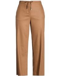 Max Mara - Solid-Color Loose Trousers - Lyst