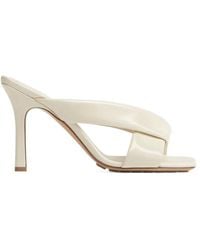 Bottega Veneta - Riva Padded Heeled Sandals - Lyst