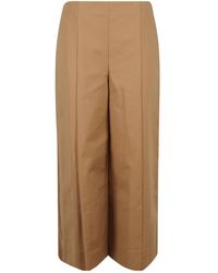 Jonathan Simkhai - Pressed-Crease Wide-Leg Trousers - Lyst