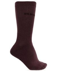 DSquared² - Ribbed Knit Socks - Lyst