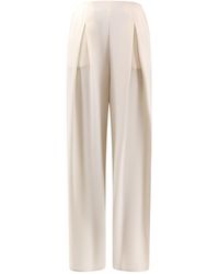 Max Mara - Palude Pleated Palazzo Pants - Lyst