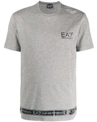 EA7 - Ea7 Print T-Shirt - Lyst