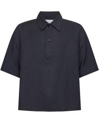 Studio Nicholson - Boxy Short-Sleeve Polo Shirt - Lyst