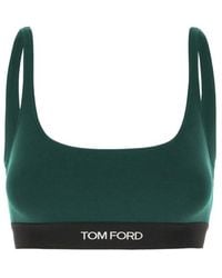 Tom Ford - Logo-Waistband Sports Bra - Lyst