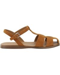 Church's - Suede Caged Design Buckle Closure Sandals - Lyst