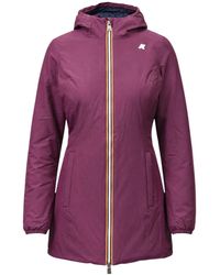 K-Way - Reversible Logo Coat - Lyst