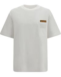 Bottega Veneta - Short Sleeved Crewneck T-Shirt - Lyst