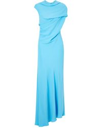 TOVE - Draped Stretch-Jersey Maxi Dress - Lyst