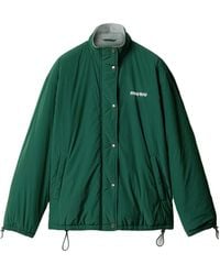 Miu Miu - Pongé And Fleece Jacket - Lyst